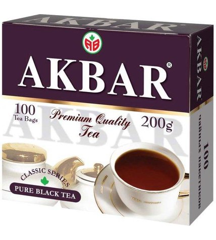 Чай черный Akbar Classic Series в пакетиках 2 г 100 шт