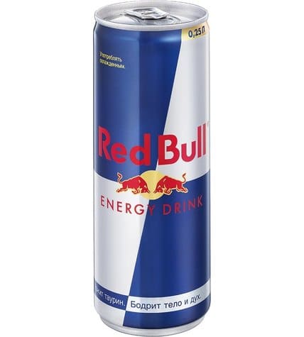 Напиток Red Bull энергетический газированный безалкогольный 250 мл