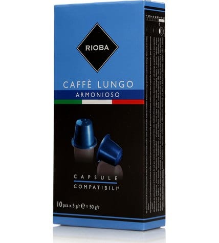 Кофе Rioba Espresso Armonioso в капсулах 5 г 10 шт