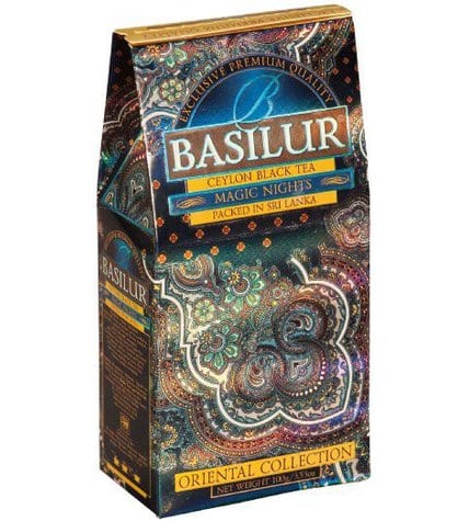 Чай черный Basilur Восточная коллекция Magic Nights листовой 100 г