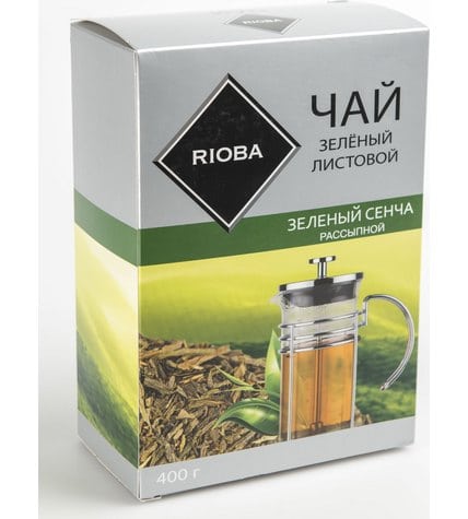 Чай зеленый Rioba Зеленый сенча листовой 400 г