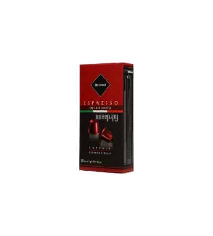 Кофейный напиток Rioba Espresso Decaffeinato капсулы 5 г 10 шт