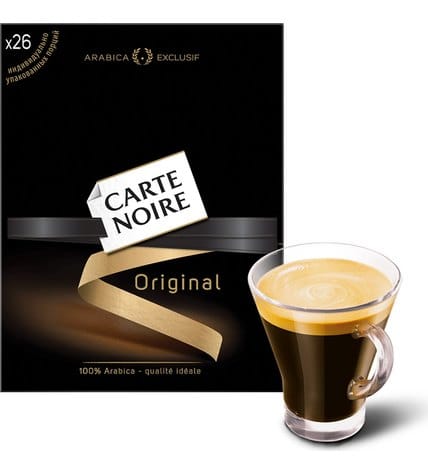 Кофе Carte Noire растворимый сублимированный 1,8 г 26 шт купить в Москве