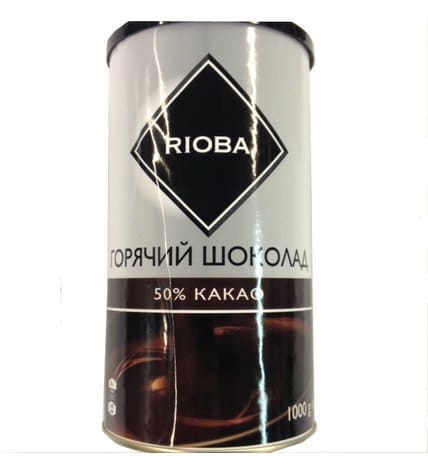 Горячий шоколад Rioba порошок 50% какао 1000 г