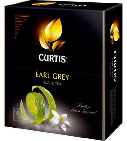 Чай черный Curtis Earl Grey Бергамот в пакетиках 2 г 100 шт