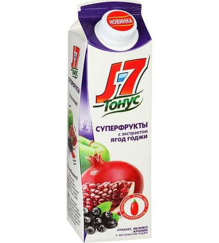 Нектар J7 Тонус суперфрукты с экстрактом граната-ягод годжи для детского питания