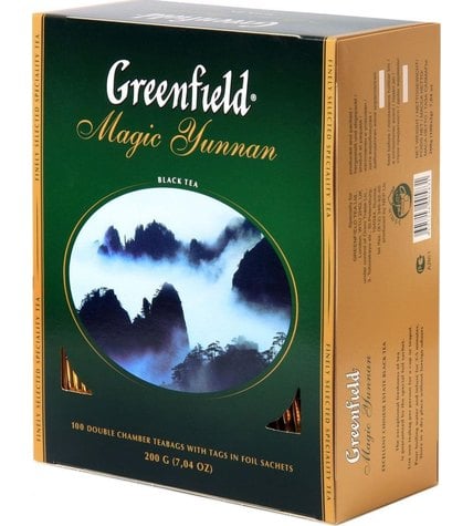 Чай черный Greenfield Magic Yunnan в пакетиках 2 г 100 шт