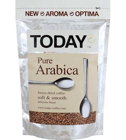 Кофе Today Pure Arabica растворимый сублимированный 150 г
