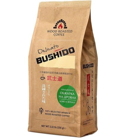 Кофе Bushido Delicato в зернах 250 г
