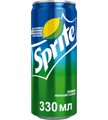 Газированный напиток Sprite Лимон и лайм 0,33 л