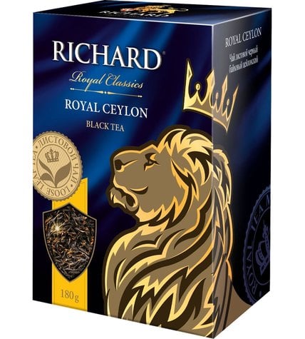 Чай черный Richard Royal Ceylon листовой 180 г