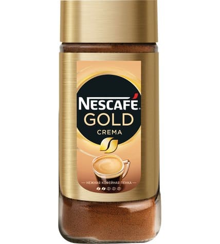 Кофе Nescafe Gold Crema растворимый 95 г