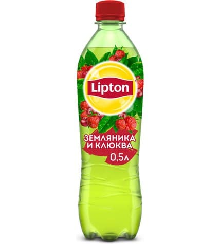 Чай Lipton зеленый Земляника и клюква холодный