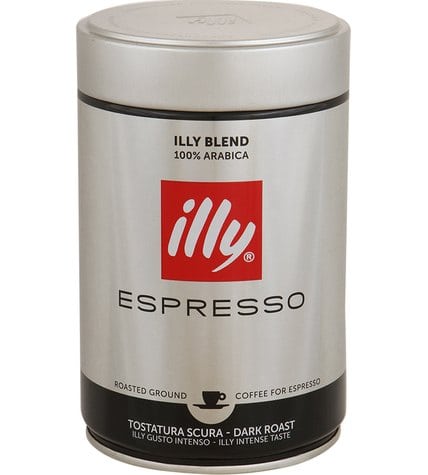 Кофе Illy Espresso молотый roasted ground (темная обжарка) 250 г