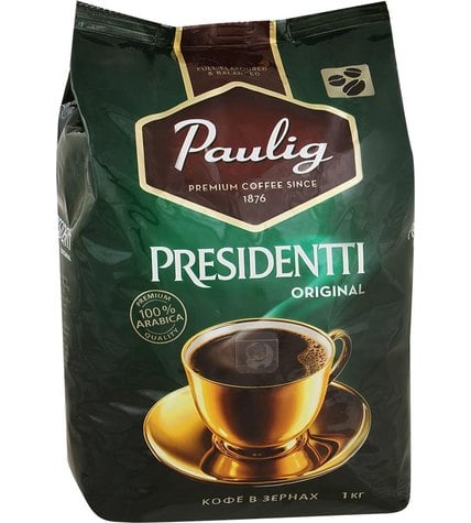 Кофе Paulig Presidentti Original в зернах 1 кг