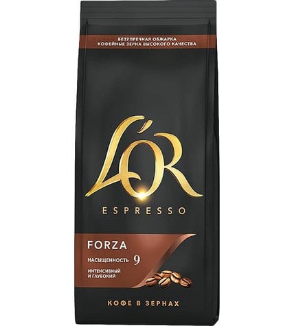 Кофе L'OR Espresso Forza в зернах 230 г