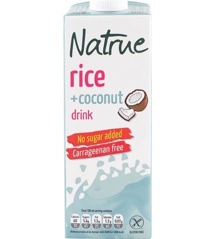 Напиток Natrue рисово с кокосом без сахара
