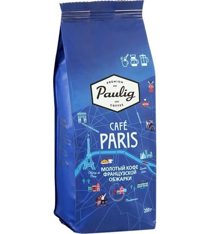 Кофе Paulig Cafe Paris молотый 200 г