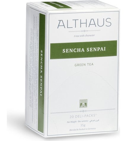 Чай зеленый Althaus Сенча Сенпай в пакетиках 1,75 г 20 шт