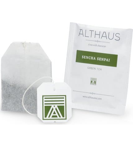 Чай зеленый Althaus Сенча Сенпай в пакетиках 1,75 г 20 шт купить в Москве