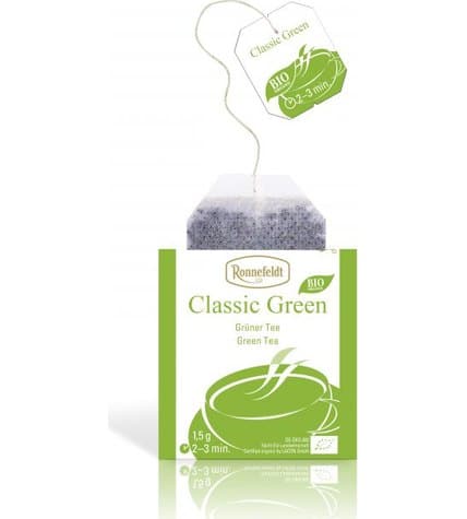 Чай зеленый Ronnefeldt Teavelope Классический в пакетиках 1,5 г 25 шт купить