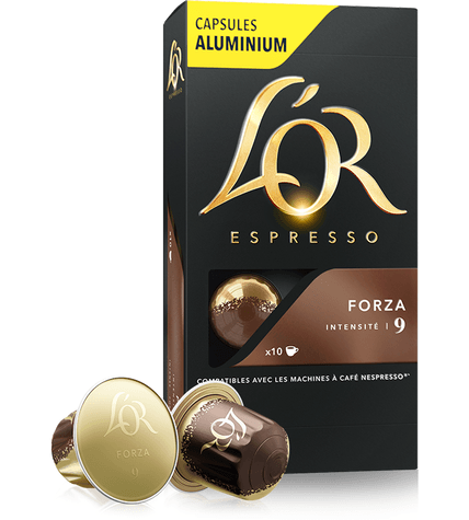 Кофе L'OR Espresso Forza молотый в капсулах 5,2 г 10 шт купить