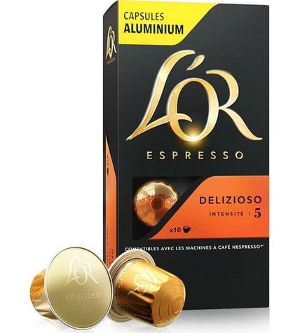 Кофе L'OR Espresso Delizioso молотый в капсулах 5,2 г 10 шт