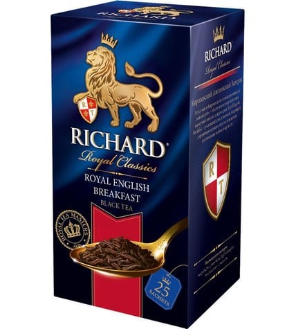 Чай черный Richard Royal English Breakfast в пакетиках 2 г 25 шт