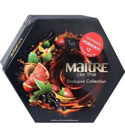 Набор Чая Maitre de the exclusive collection ассорти 60*2 г