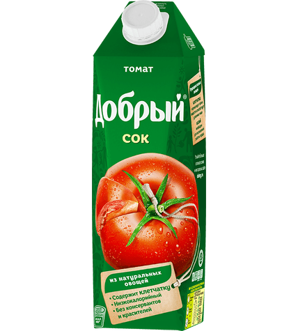 Сок Добрый томат в коробке тетра-пак 1 л купить