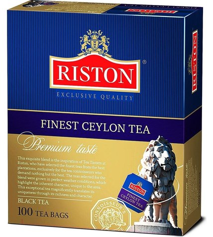 Чай черный Riston Finest Ceylon в пакетиках 1,5 г 100 шт
