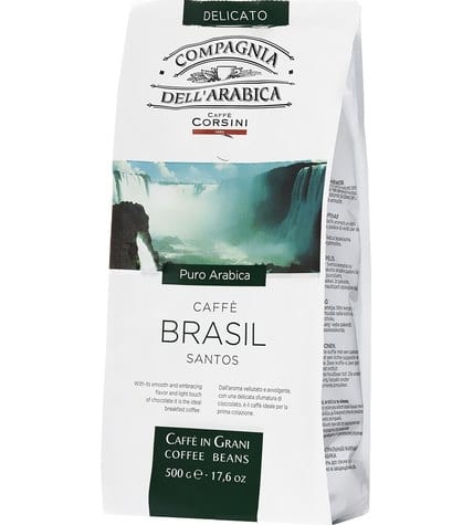 Кофе Dell'Arabica Brazil Santos в зернах 500 г