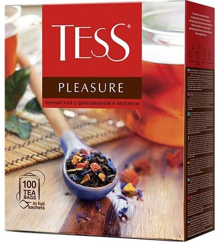 Чай черный Tess Pleasure в пакетиках 1,5 г 100 шт