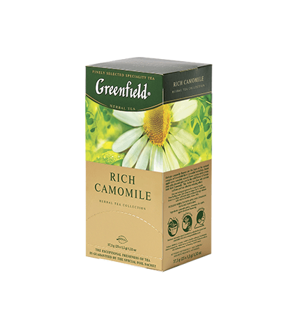 Травяной чай Greenfield Rich Camomile в пакетиках 1,5 г 25 шт