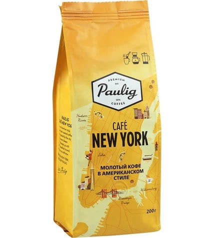 Кофе Paulig Cafe New York молотый 200 г