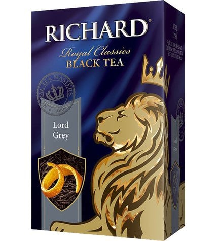 Чай черный Richard Lord Grey Бергамот, лимон и цитрус листовой 90 г