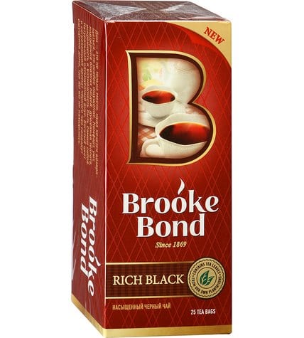 Чай черный Brooke Bond в пакетиках 1,5 г 25 шт