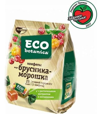 Конфеты Eco-Botanica брусника-морошка