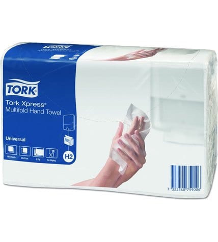 Бумажные полотенца Tork Xpress листовые сложение Multifold 190 шт