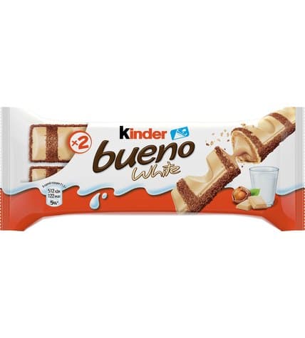 Батончик Ferrero Kinder Bueno белый шоколад