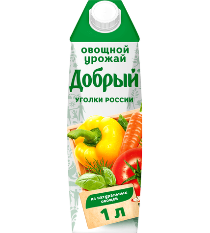 Сок Добрый овощной урожай 1 л