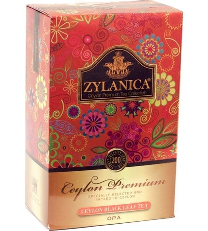 Чай черный Zylanica Ceylon Premium Collection OPА листовой 200 г