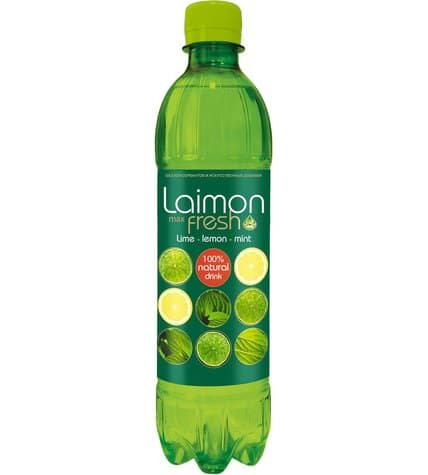 Газированный напиток Laimon Fresh Max 0,5 л в пластиковой бутылке