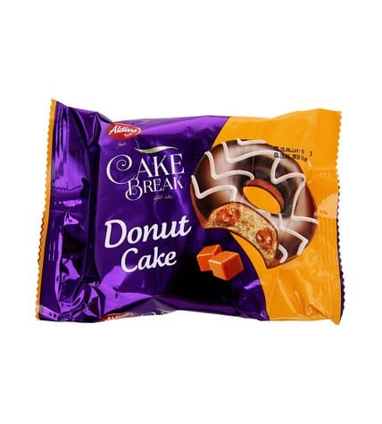 Пончик Cake Break Donut с карамелью в шоколадной глазури 50 г