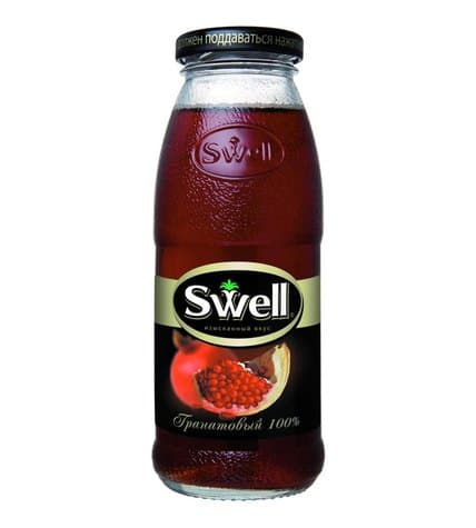 Сок Swell гранат в стеклянной бутылке 0,25 л