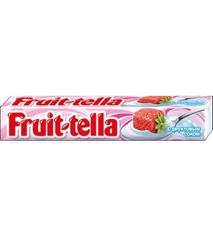 Конфеты Fruittella жевательные Клубничный йогурт 41 г