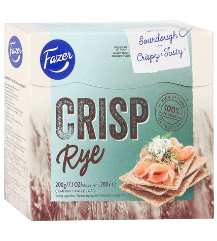 Сухарики Fazer Crisp ржаные