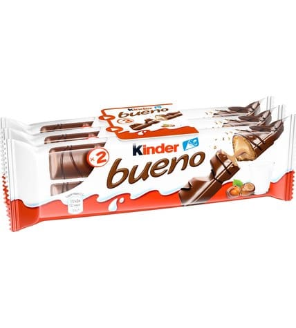 Батончик Kinder Bueno шоколадный 21.5 г (6 шт)