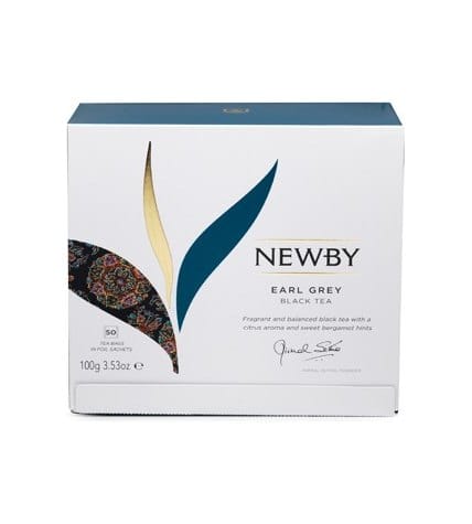 Чай черный Newby Earl Grey в пакетиках 2 г 50 шт