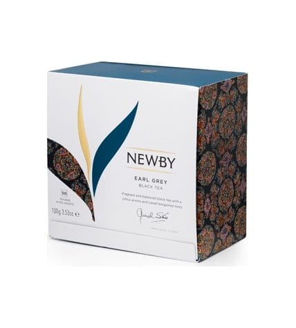 Чай черный Newby Earl Grey в пакетиках 2 г 50 шт купить